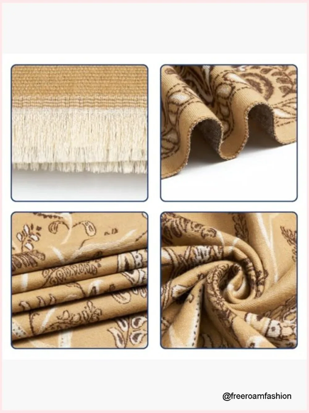 Reversible Pashmina Shawl Wrap Faux Cashmere Winter Scarf Lightweight